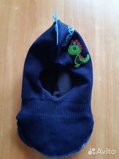 Шапка шлем для мальчика зима