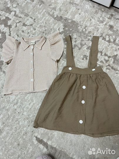 Сарафан и рубашка для девочки