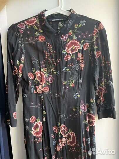 Платье zara s миди