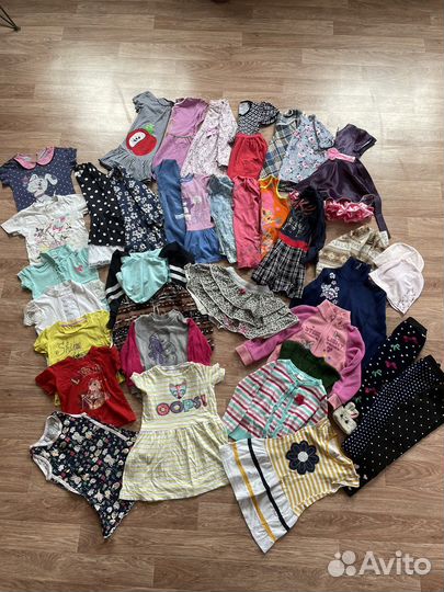 Вещи пакетом на девочку 98-104