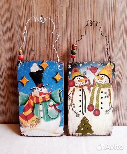 Новогодние украшения для интерьера