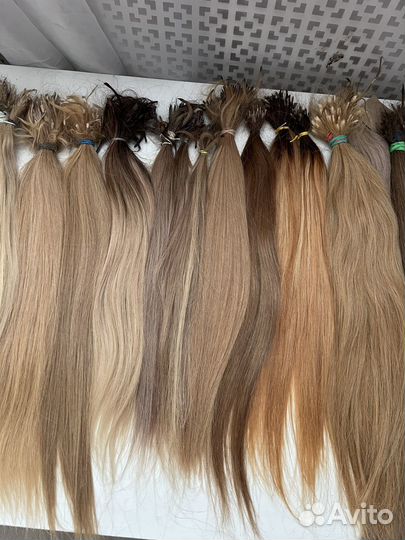 Волосы для наращивания и бу 50,55,60,65,70 см
