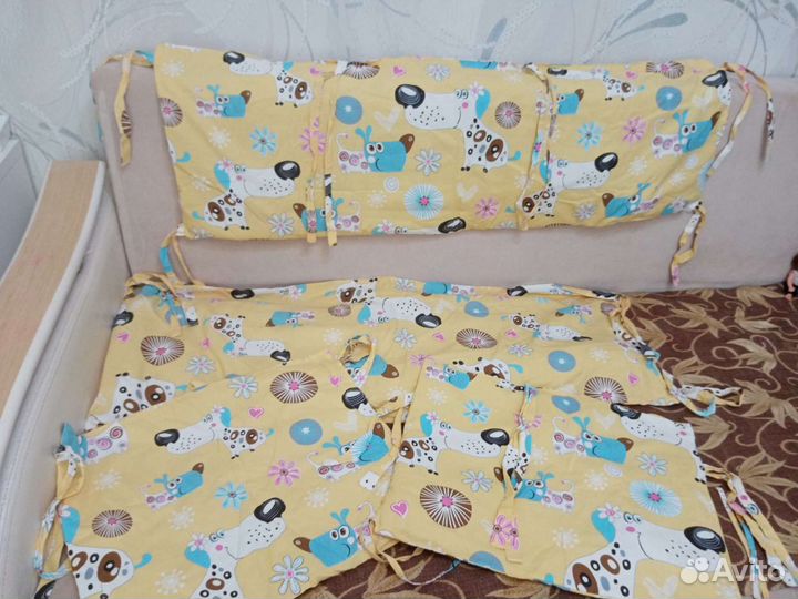 Бортики на детскую кровать