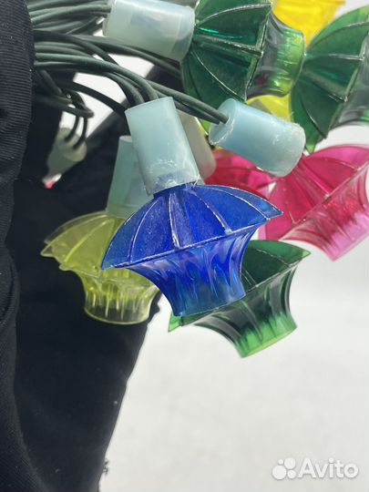 Гирлянда Новогодняя СССР Огоньки Фонарики