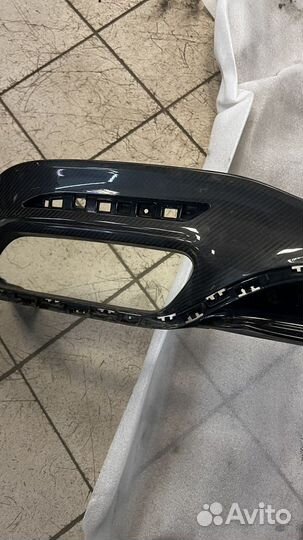 Диффузор, накладка бампера s222 карбон, орига