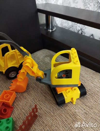 Лего дупло самосвал,погрузчик экскаватор, стройка