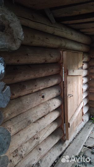 Постройка, сруб бани