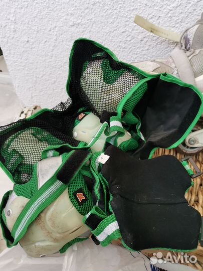 Роликовые коньки детские с защитой разд р. 36-38