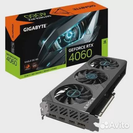 Gigabyte nvidia RTX 4060 eagle OC - новая