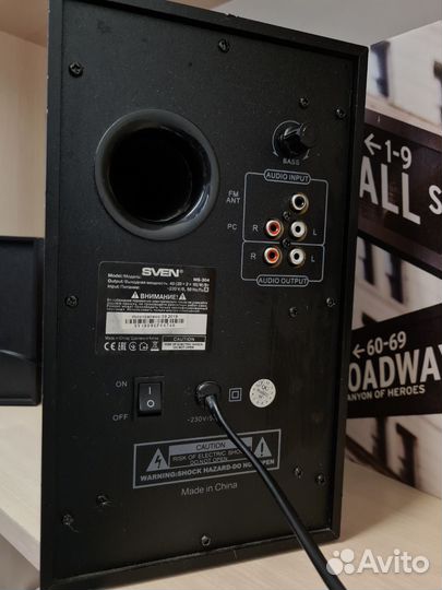 Колонки компьютерные sven MS-304, акустика для пк