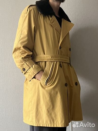 Пальто мужское длинное двубортное