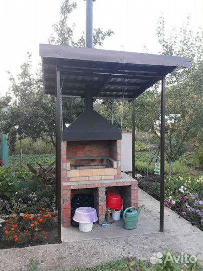 Зонт вытяжка для мангала/барбекю