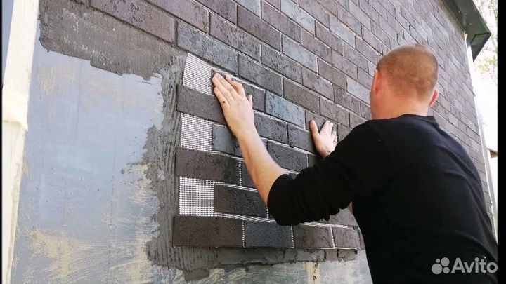 Мягкий кирпич облицовка фасада