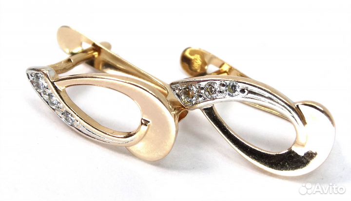 Золотые серьги