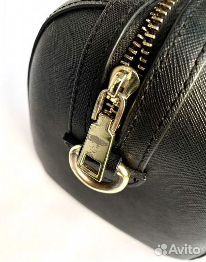 Сумка женская натуральная кожаная черная