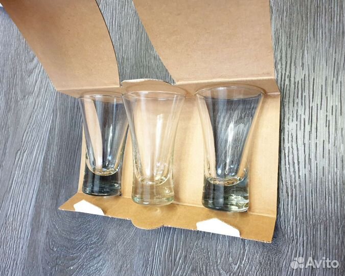 Новые Стопки 3 штуки по 50 мл, Текила Донна