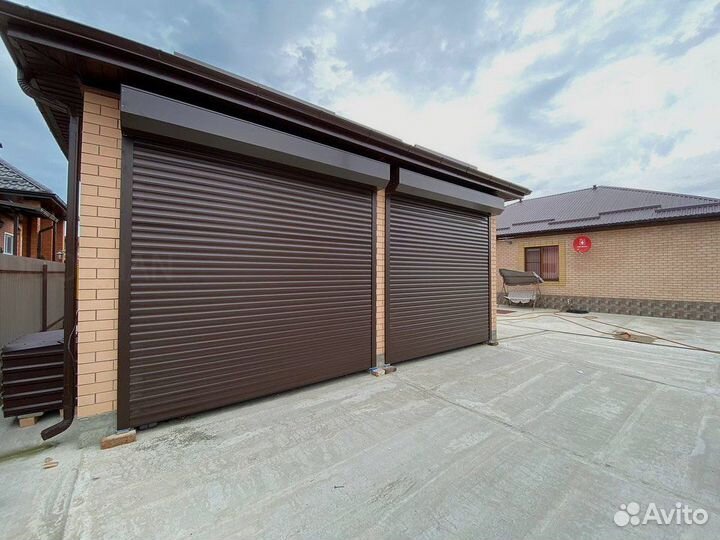 Ворота роллетные под ключ