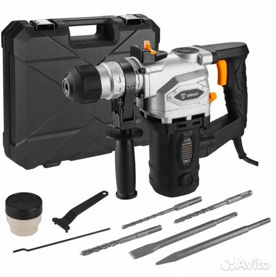 Перфоратор Deko dkh2000w SDS-plus уд 6Дж (+кейс)