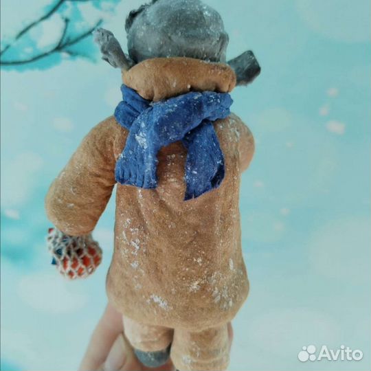 Ватная игрушка. Ручная работа