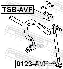Тяга стабилизатора передняя (toyota corolla CE1