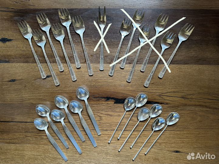 Вилки Ложки Десертные Кофейные СССР Таллин