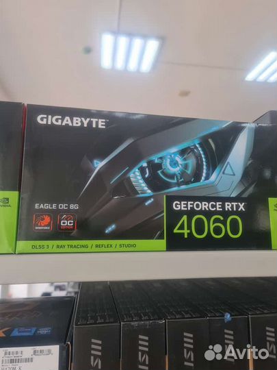 Видеокарта gigabyte GeForce RTX 4060 eagle OC