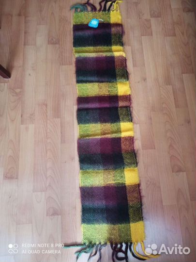 Мужской шарф мохеровый