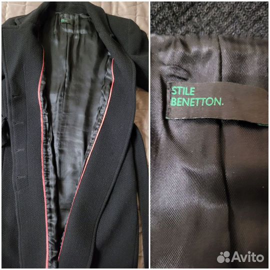 Пальто женское демисезонное Benetton р-р 44
