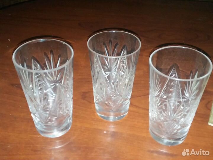 Рюмки хрусталь СССР Стопки Югославии