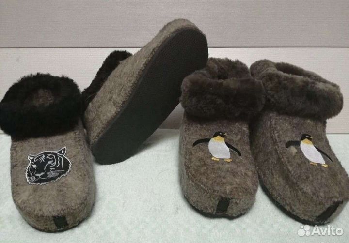 Чуни из войлока, ручная работа 42, 44, 46