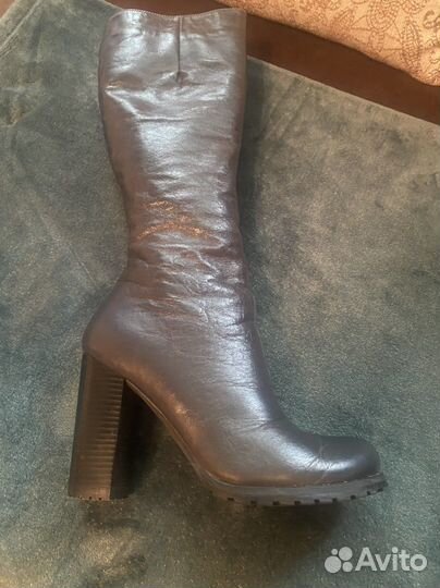 Сапоги женски.Нат. Кожа