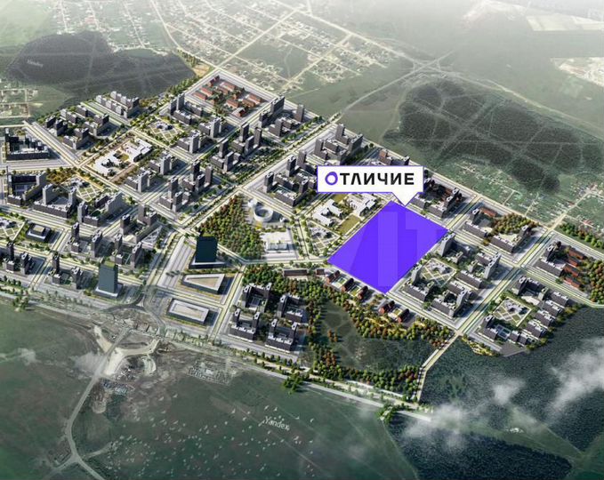 Квартира-студия, 35,8 м², 3/22 эт.