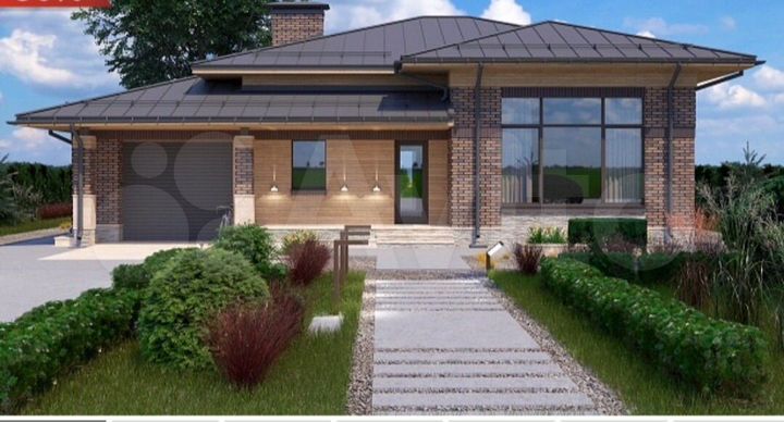 Дом 146 м² на участке 8 сот.