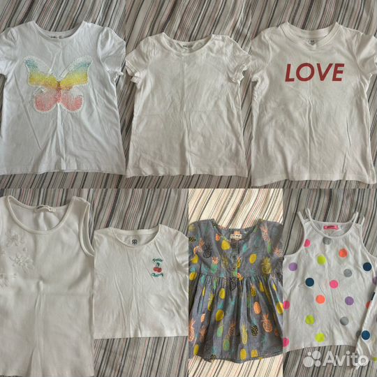 Вещи пакетом для девочки на рост 116