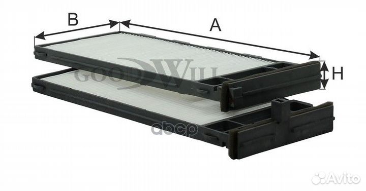 Фильтр салона nissan maxima 32/33 AG 578 2K CF