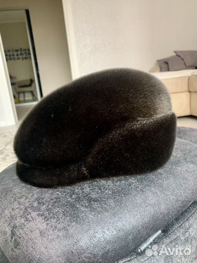 Норковая мужская кепка