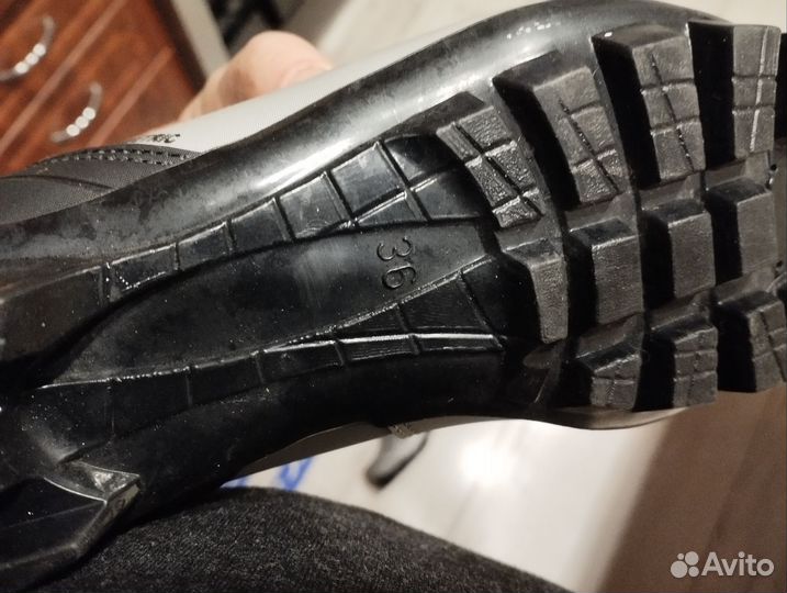 Лыжи беговые детские 170 с ботинками 36