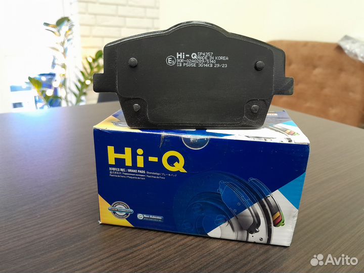 Колодки передние на Geely Tugella