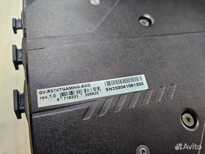 Видеокарта gigabyte AMD Radeon RX 5700XT 8Gb