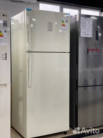 Холодильник широкий Samsung 70см Бежевый