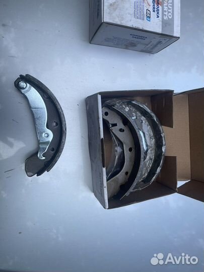 Тормозные колодки (задние) на daewoo nexia