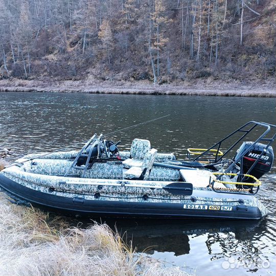 Лодка Solar 470 риб super jet tunnel