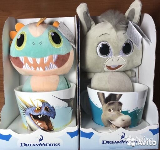 Кружка с игрушкой Маленькие герои DreamWorks Магни