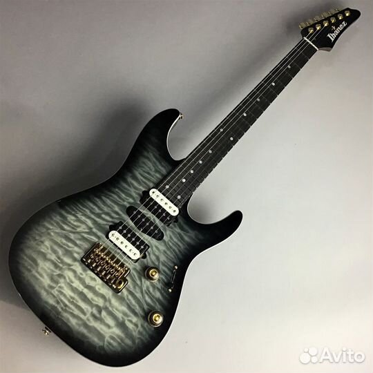 Ibanez Premium AZ47P1QM-BIB Black Ice Burst