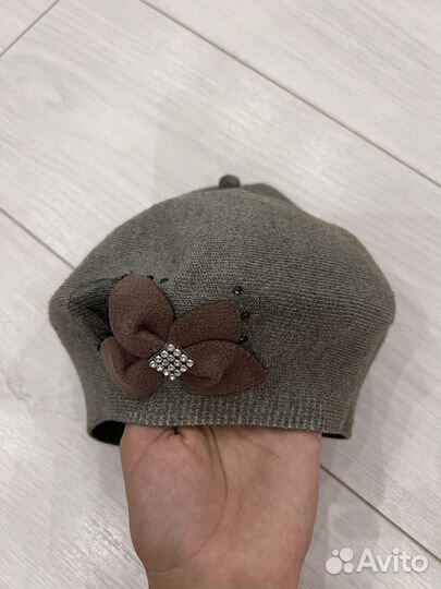 Шапка берет шарф