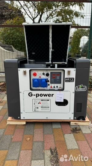 Электростанция дизельная 10 kWG-power однофазный с