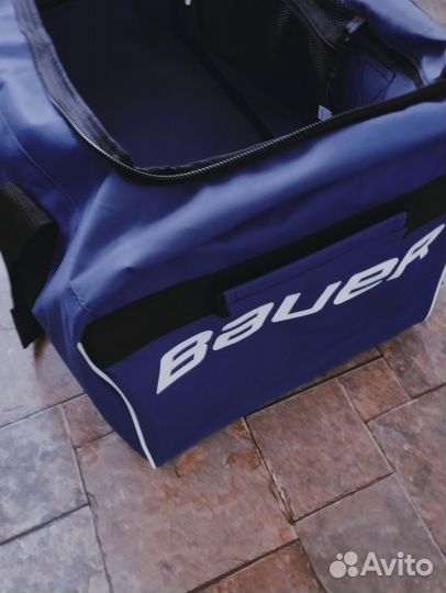 Бакл хоккейный сумка без колёс синяя