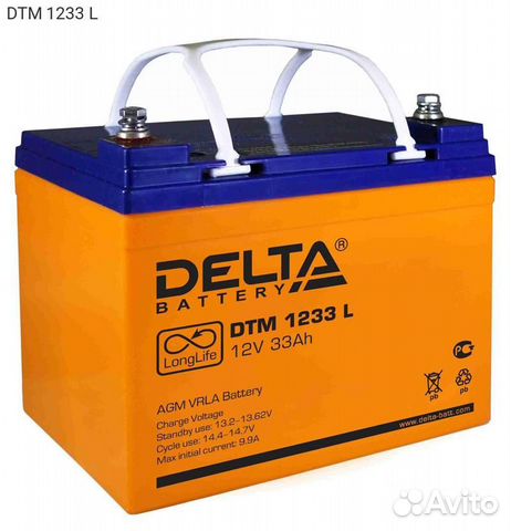 Батарея для ибп Delta DTM L, DTM 1233 L