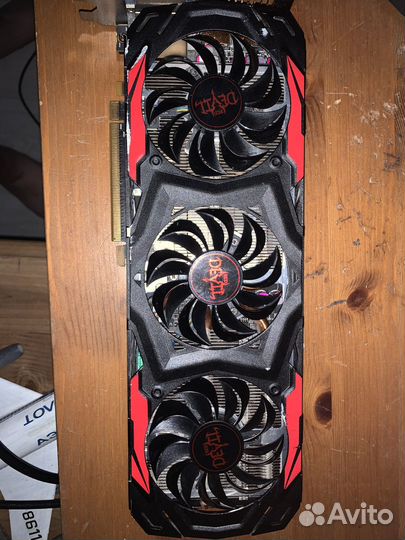 Видеокарта rx 570 4gb red devil