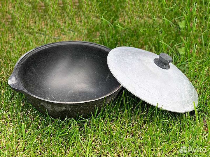 Казан чугунный 8-12л